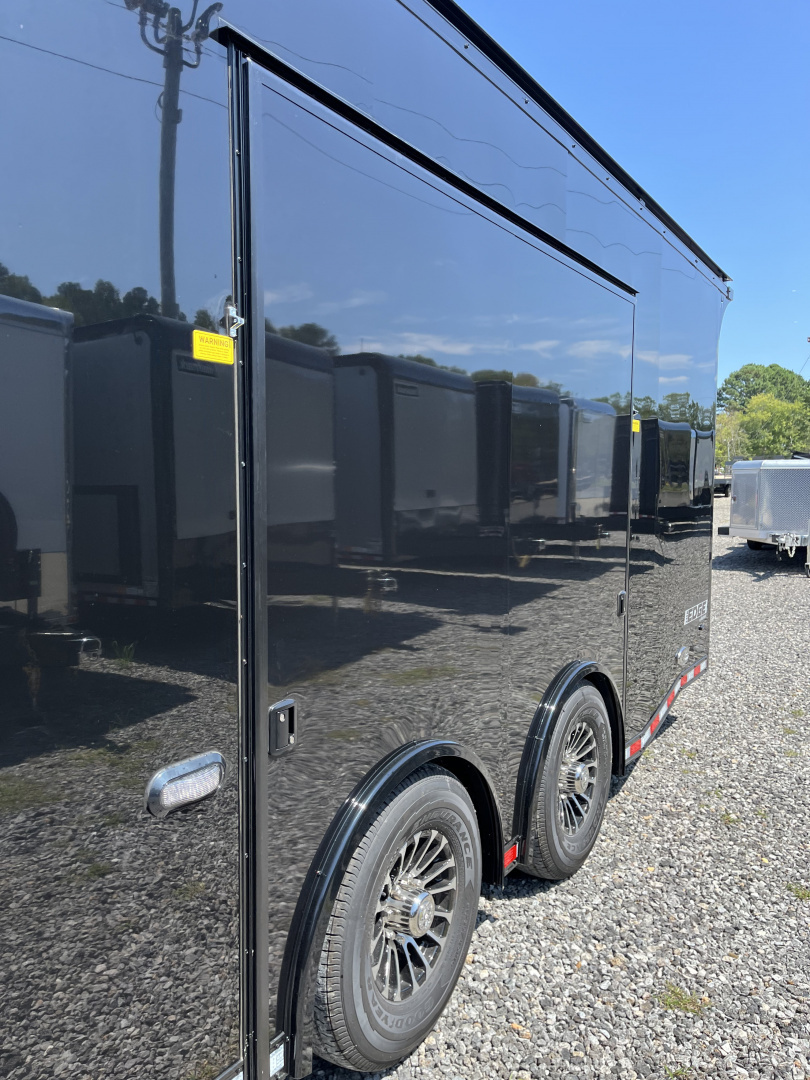 New 2026 Haulmark 24 EDGE Enclosed Race Trailer, Sportsman Plus, Premium Escape Door, Polycor Interior & Exterior, Insulated, Race Interior