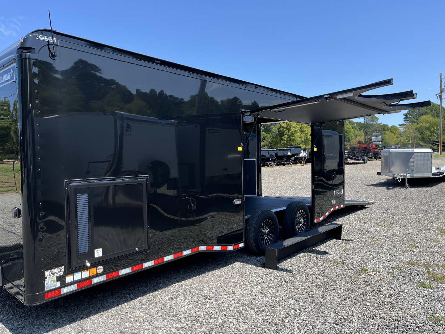 New 2026 Haulmark 24 EDGE Enclosed Race Trailer, Sportsman Plus, Premium Escape Door, Polycor Interior & Exterior, Insulated, Race Interior