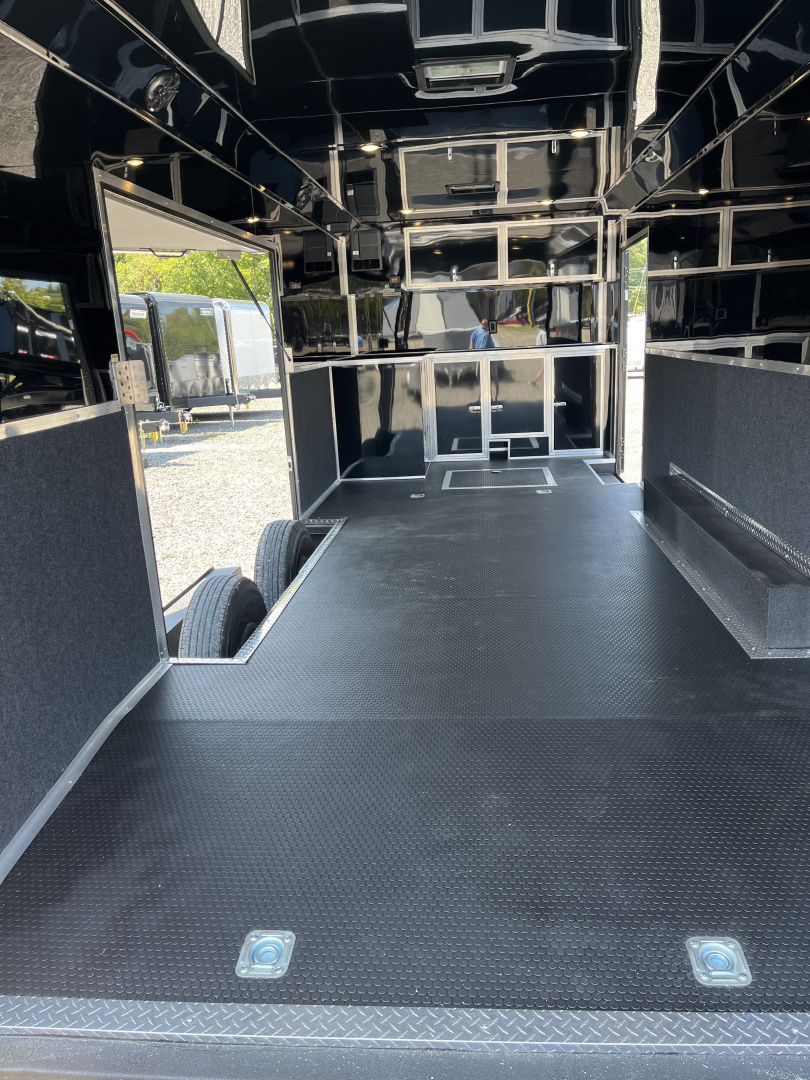 New 2026 Haulmark 24 EDGE Enclosed Race Trailer, Sportsman Plus, Premium Escape Door, Polycor Interior & Exterior, Insulated, Race Interior