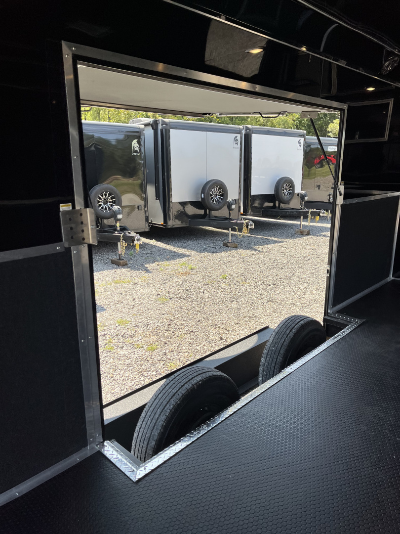 New 2026 Haulmark 24 EDGE Enclosed Race Trailer, Sportsman Plus, Premium Escape Door, Polycor Interior & Exterior, Insulated, Race Interior