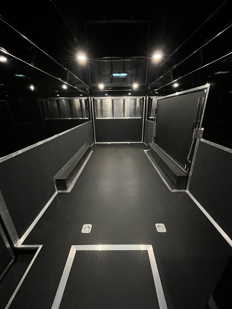 New 2026 Haulmark 24 EDGE Enclosed Race Trailer, Sportsman Plus, Premium Escape Door, Polycor Interior & Exterior, Insulated, Race Interior