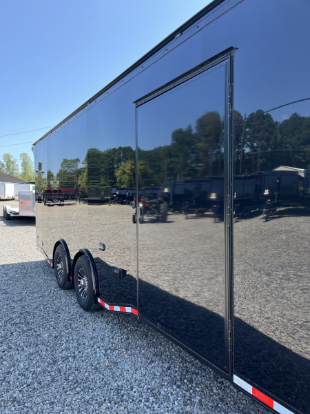 New 2026 Haulmark 24 EDGE Enclosed Race Trailer, Sportsman Plus, Premium Escape Door, Polycor Interior & Exterior, Insulated, Race Interior