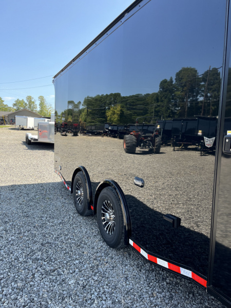 New 2026 Haulmark 24 EDGE Enclosed Race Trailer, Sportsman Plus, Premium Escape Door, Polycor Interior & Exterior, Insulated, Race Interior
