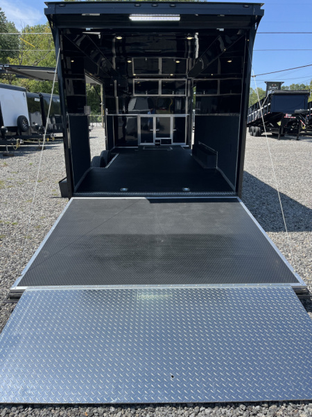 New 2026 Haulmark 24 EDGE Enclosed Race Trailer, Sportsman Plus, Premium Escape Door, Polycor Interior & Exterior, Insulated, Race Interior