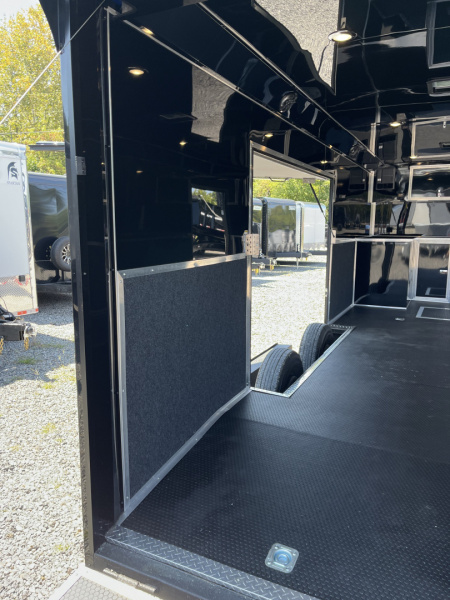 New 2026 Haulmark 24 EDGE Enclosed Race Trailer, Sportsman Plus, Premium Escape Door, Polycor Interior & Exterior, Insulated, Race Interior