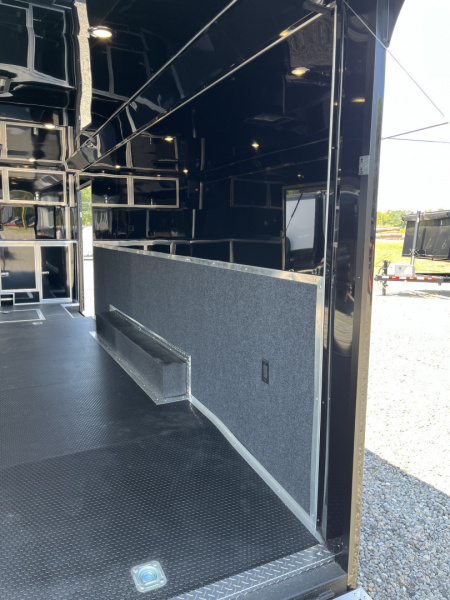 New 2026 Haulmark 24 EDGE Enclosed Race Trailer, Sportsman Plus, Premium Escape Door, Polycor Interior & Exterior, Insulated, Race Interior