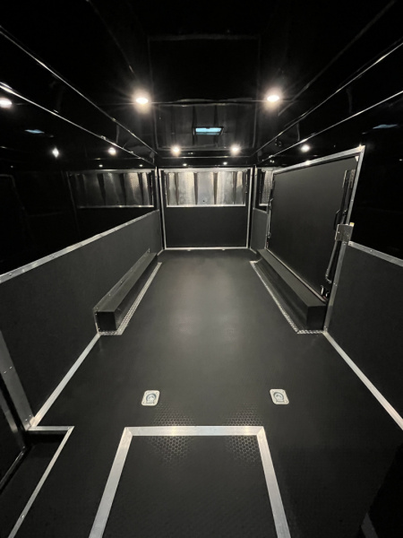 New 2026 Haulmark 24 EDGE Enclosed Race Trailer, Sportsman Plus, Premium Escape Door, Polycor Interior & Exterior, Insulated, Race Interior