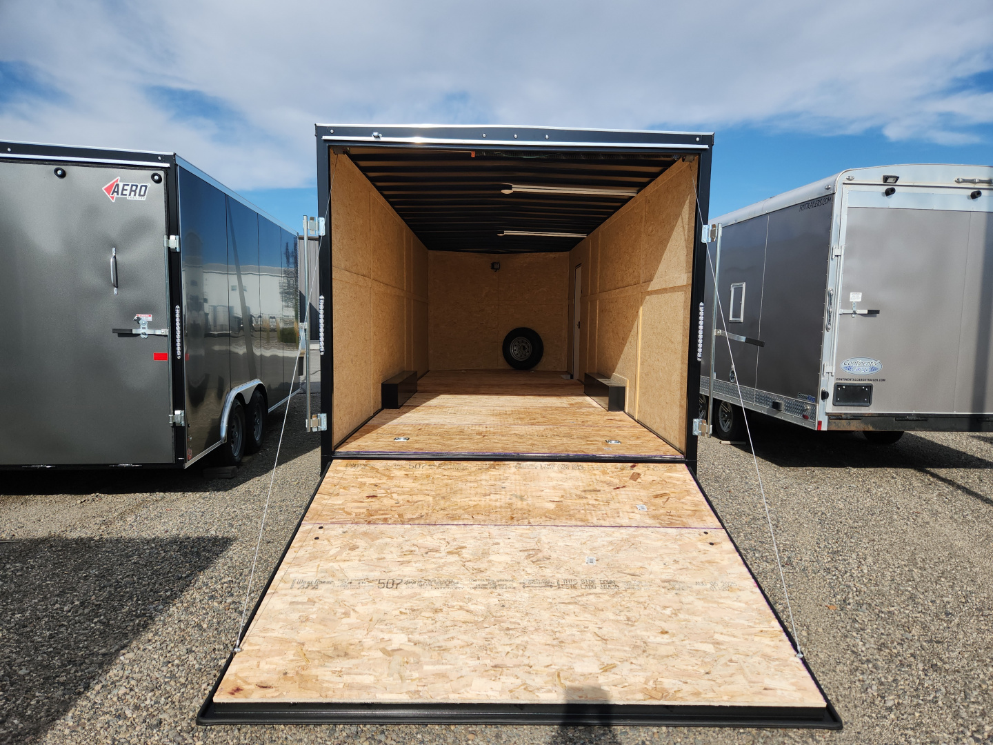 New 2026 AERO 8.5 X 24 WITH RAMP, HD AXLES Cargo / Enclosed Trailer