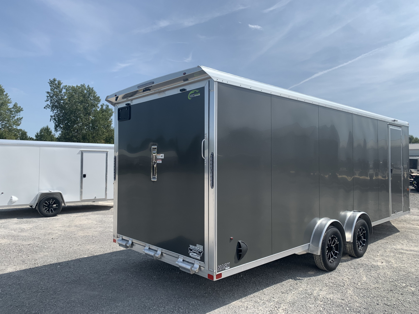 New 2026 NEO TRAILERS NASX2775TR6 (7.5' x 27') 7K V-Nose Snowmobile Trailer