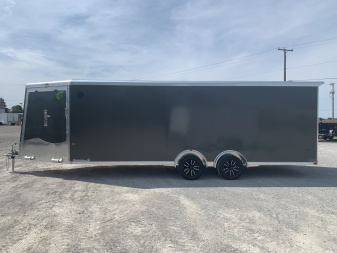 New 2026 NEO TRAILERS NASX2775TR6 (7.5' x 27') 7K V-Nose Snowmobile Trailer