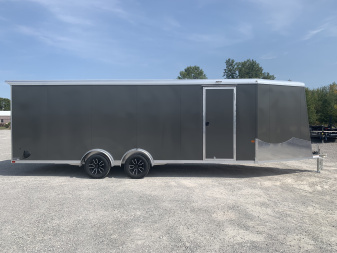 New 2026 NEO TRAILERS NASX2775TR6 (7.5' x 27') 7K V-Nose Snowmobile Trailer