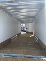 New 2026 NEO TRAILERS NASX2775TR6 (7.5' x 27') 7K V-Nose Snowmobile Trailer