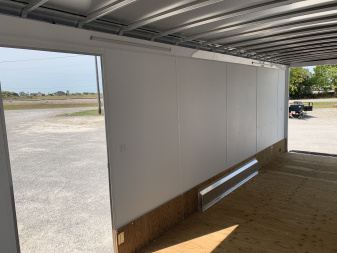 New 2026 NEO TRAILERS NASX2775TR6 (7.5' x 27') 7K V-Nose Snowmobile Trailer