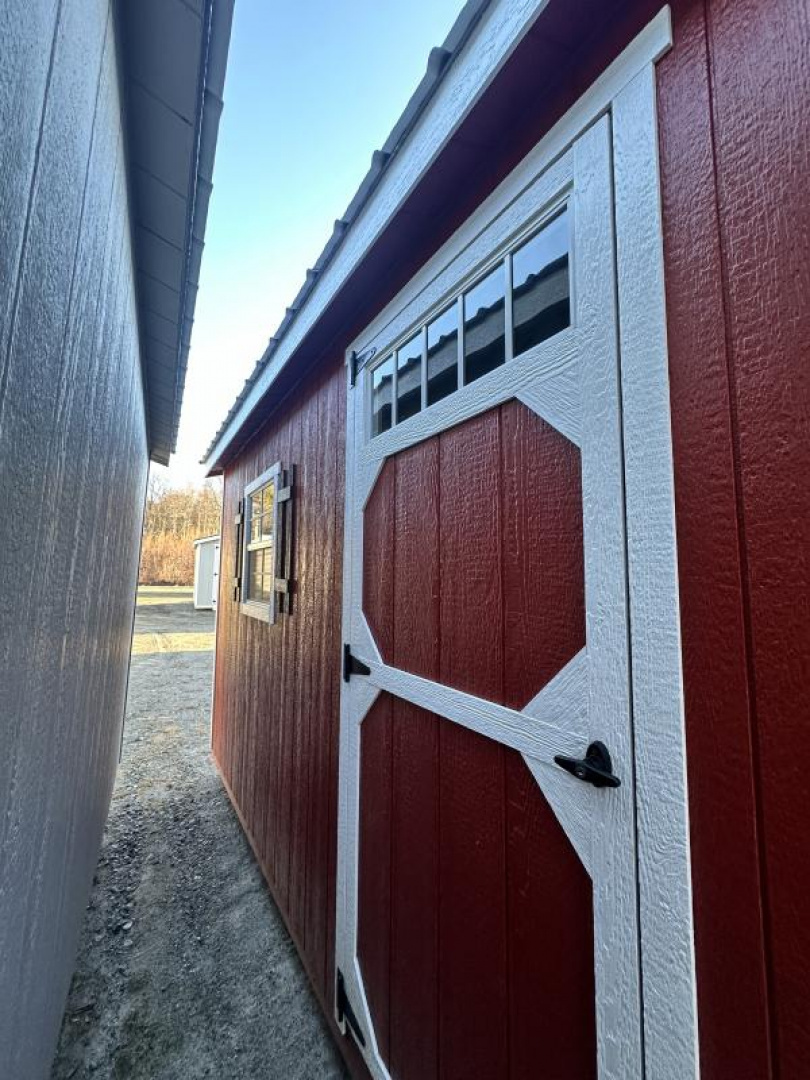 New 2025  A-FRAME GARAGE DOOR Utility Shed