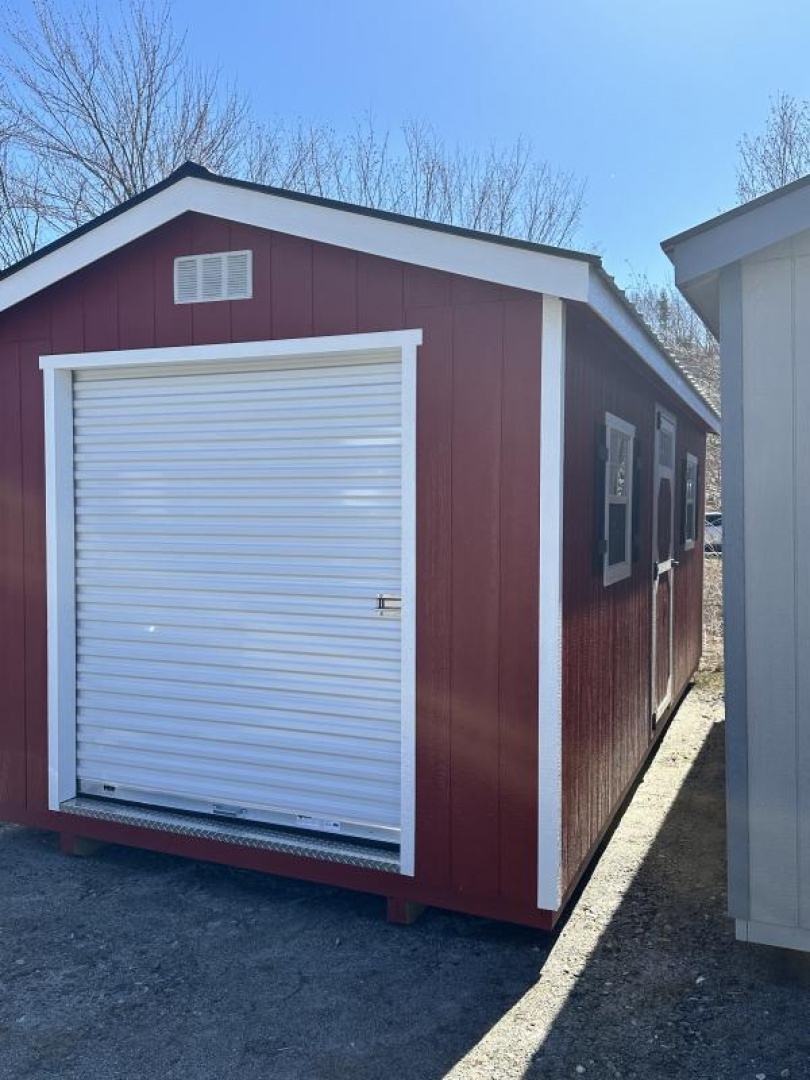 New 2025  A-FRAME GARAGE DOOR Utility Shed