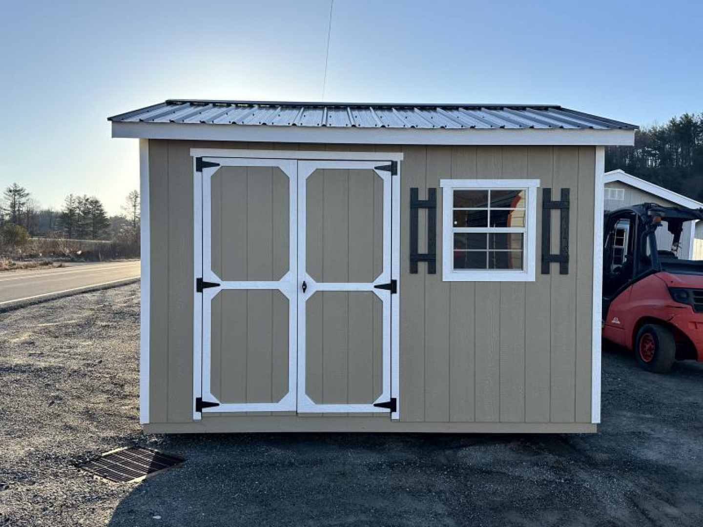 New 2025  8X10 A-FRAME Utility Shed