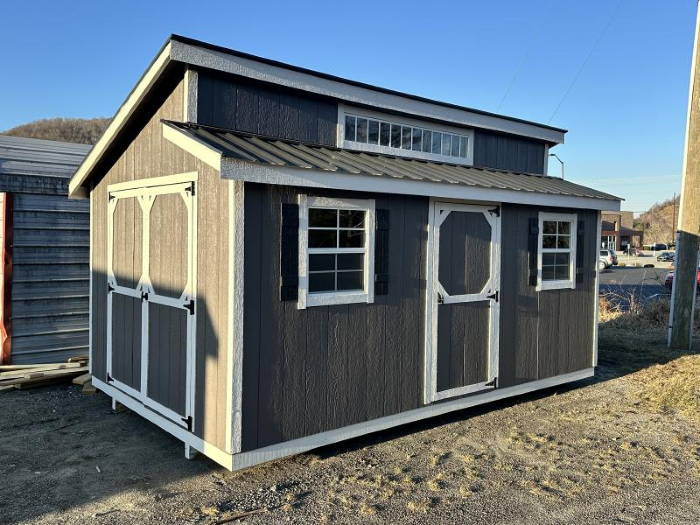 New 2025  10X16 LEAN-TO STYLE Utility Shed