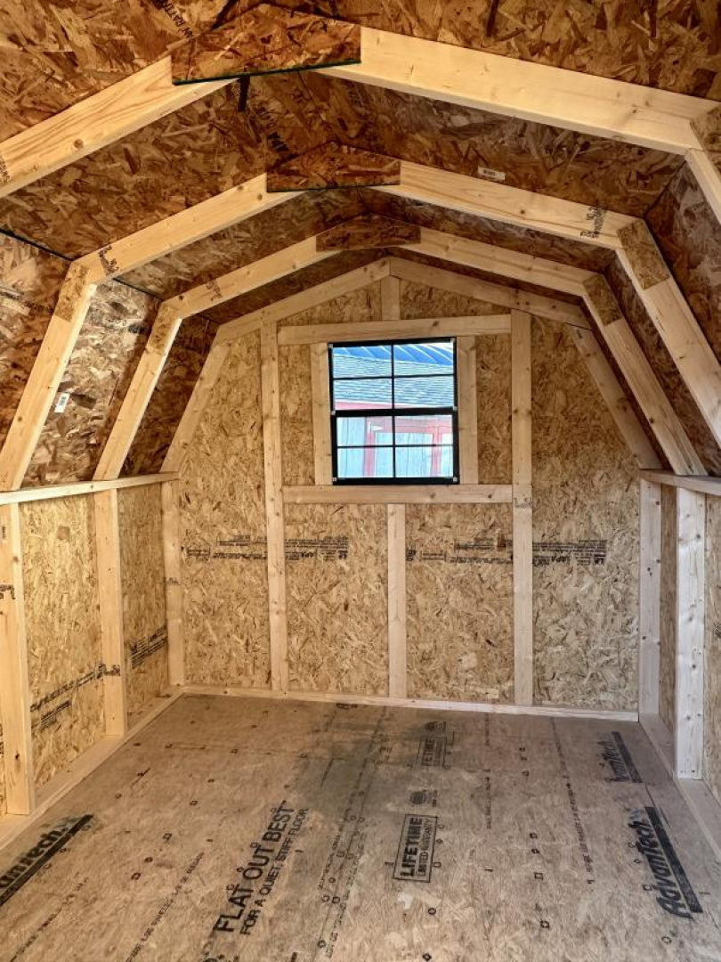 New 2025  8X10 LOW WALL Barn