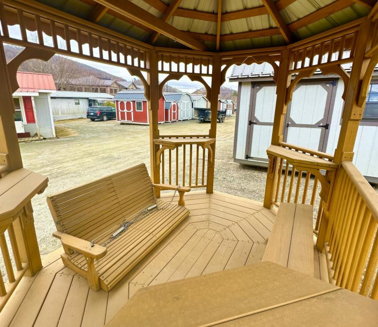 New 7x9 Gazebo TEA HOUSE