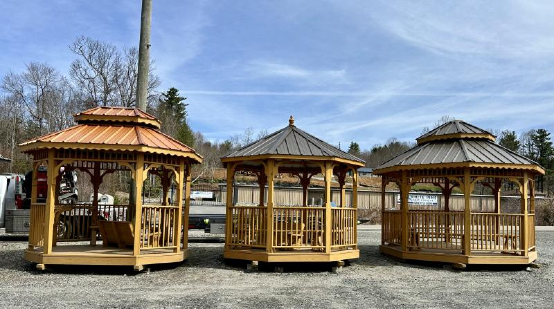 New 7x9 Gazebo TEA HOUSE