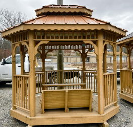 New 7x9 Gazebo TEA HOUSE