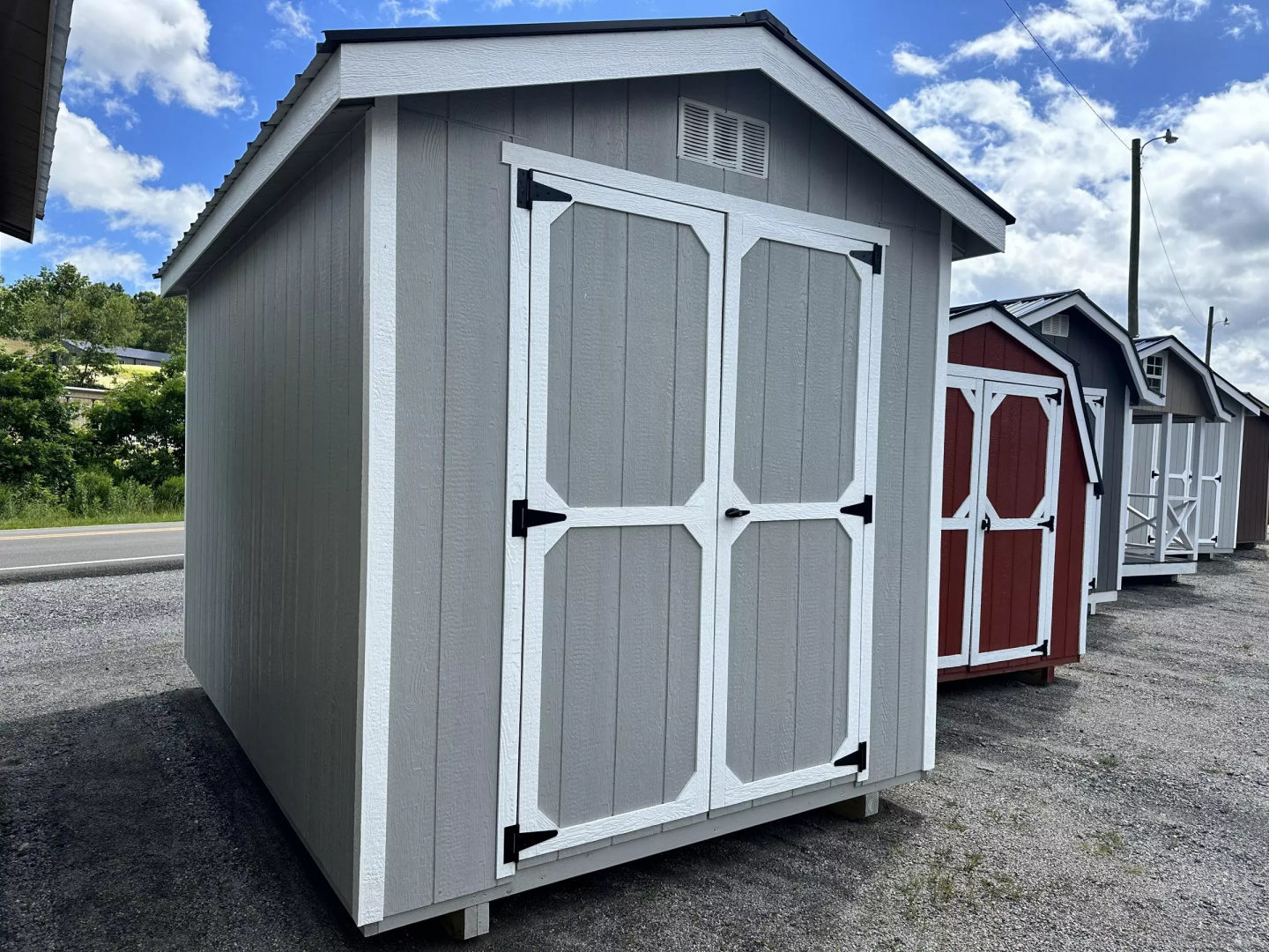 New 2025  8X16A-FRAME Utility Shed