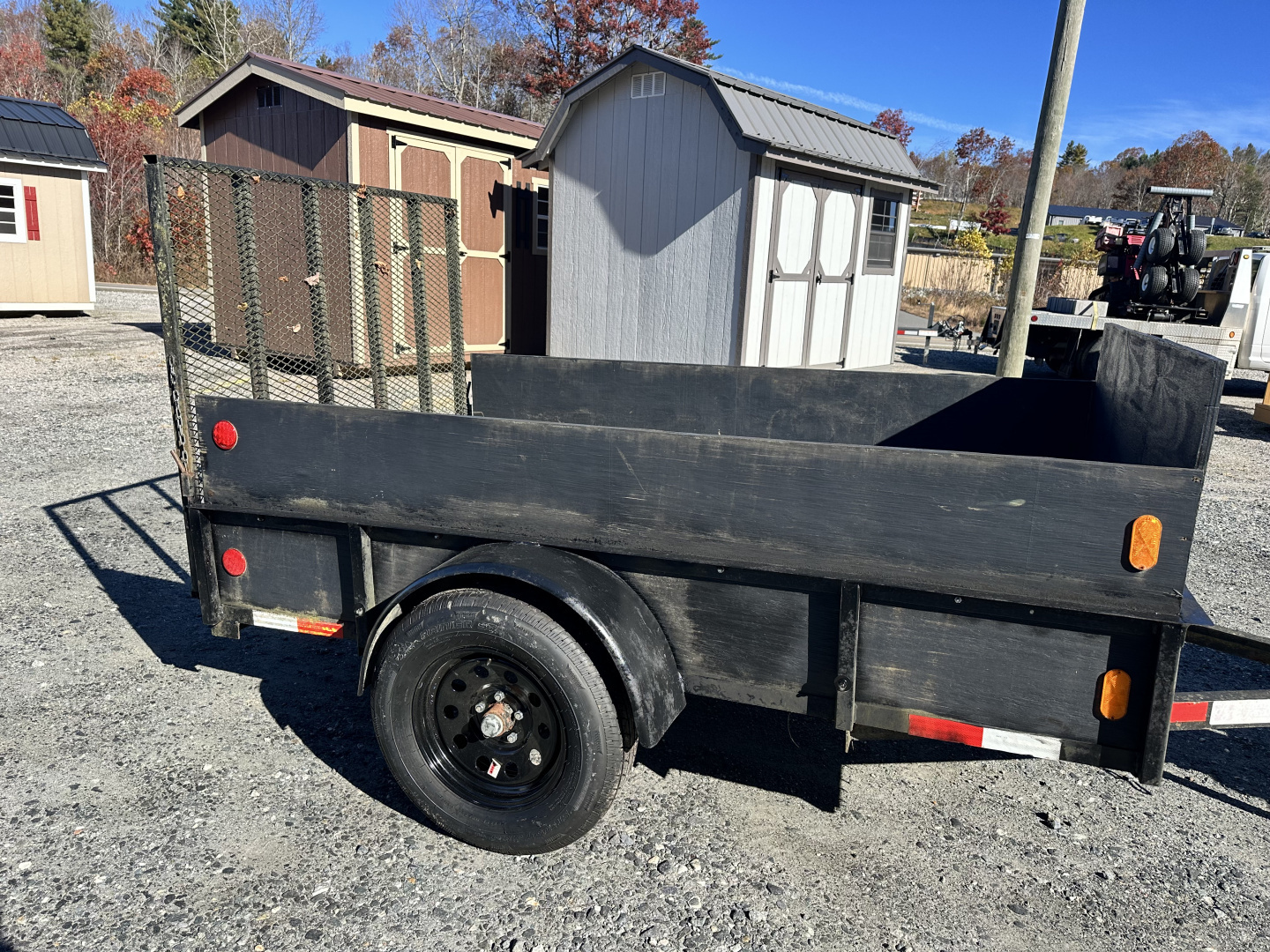 Used 2008 Hurst USED 5X8 Utility Trailer