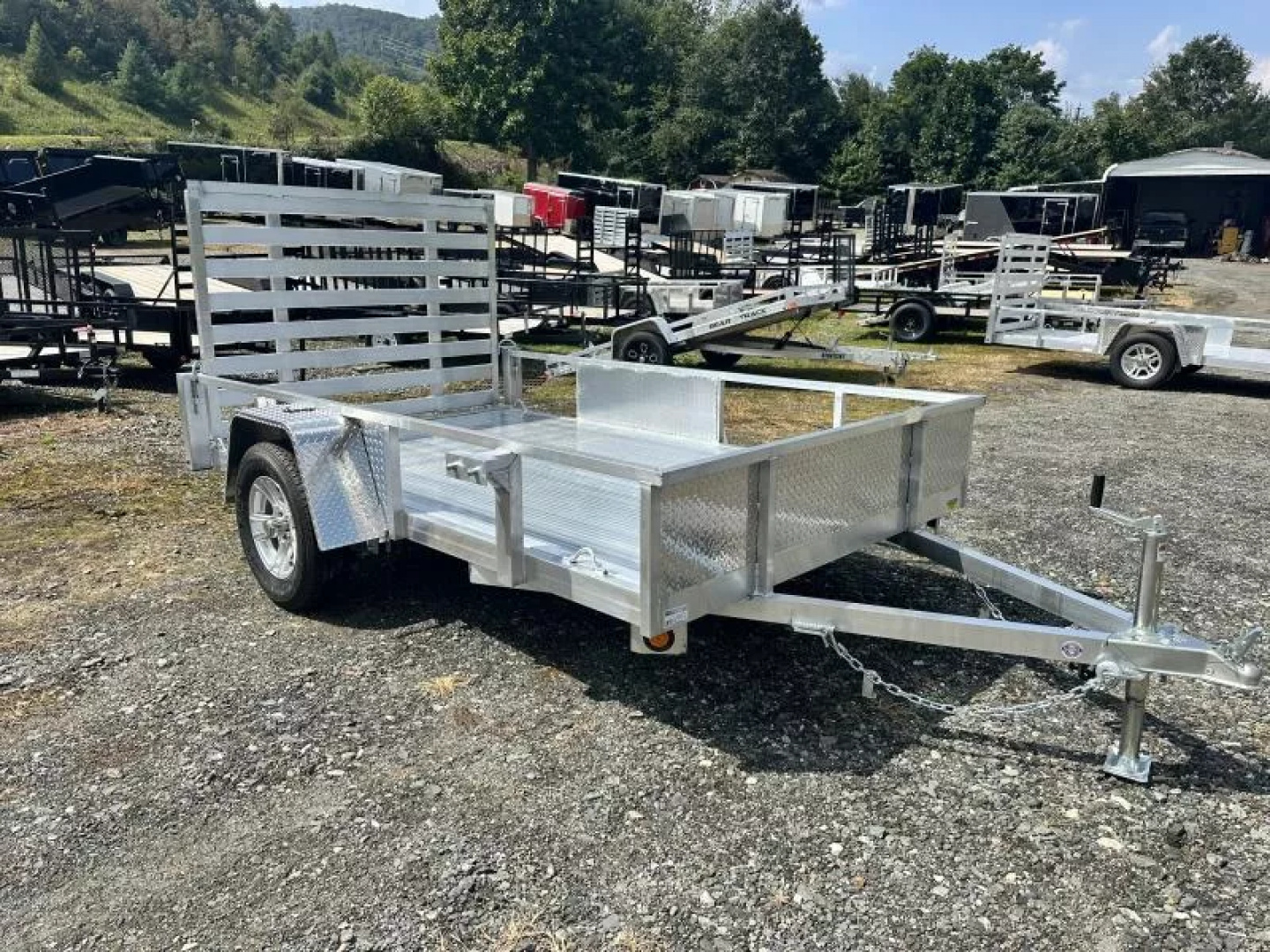 New 2026 Quality Steel And Aluminum 7410ALSL3.5KSA Utility Trailer