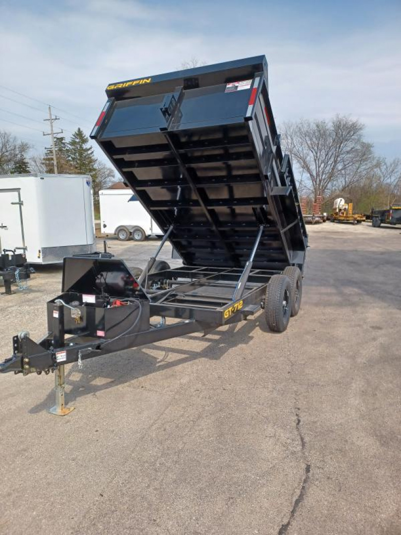 New 7'X'12 DUMP TRAILER WITH TARP KIT