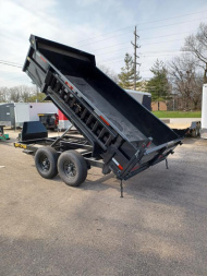 New 7'X'12 DUMP TRAILER WITH TARP KIT
