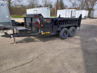 New 7'X'12 DUMP TRAILER WITH TARP KIT