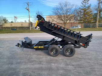 New 6'X10' Dump Trailer With Tarp Kit