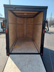 New 5X8 ENCLOSED CARGO TRAILER /  BLACKOUT PKG.
