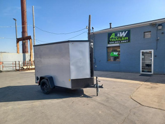 New 5X8 ENCLOSED CARGO TRAILER /  BLACKOUT PKG.