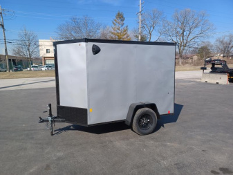 New 5X8 ENCLOSED CARGO TRAILER /  BLACKOUT PKG.