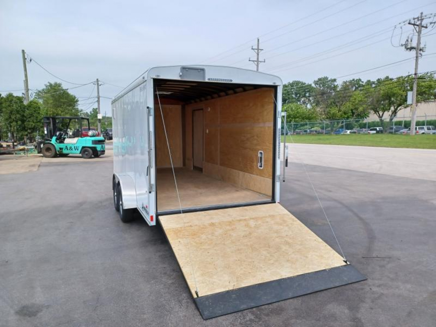 New 7'X16' ENCLOSED CARGO TRAILER WITH LANDSCAPE / CONTRACTOR PACKAGE