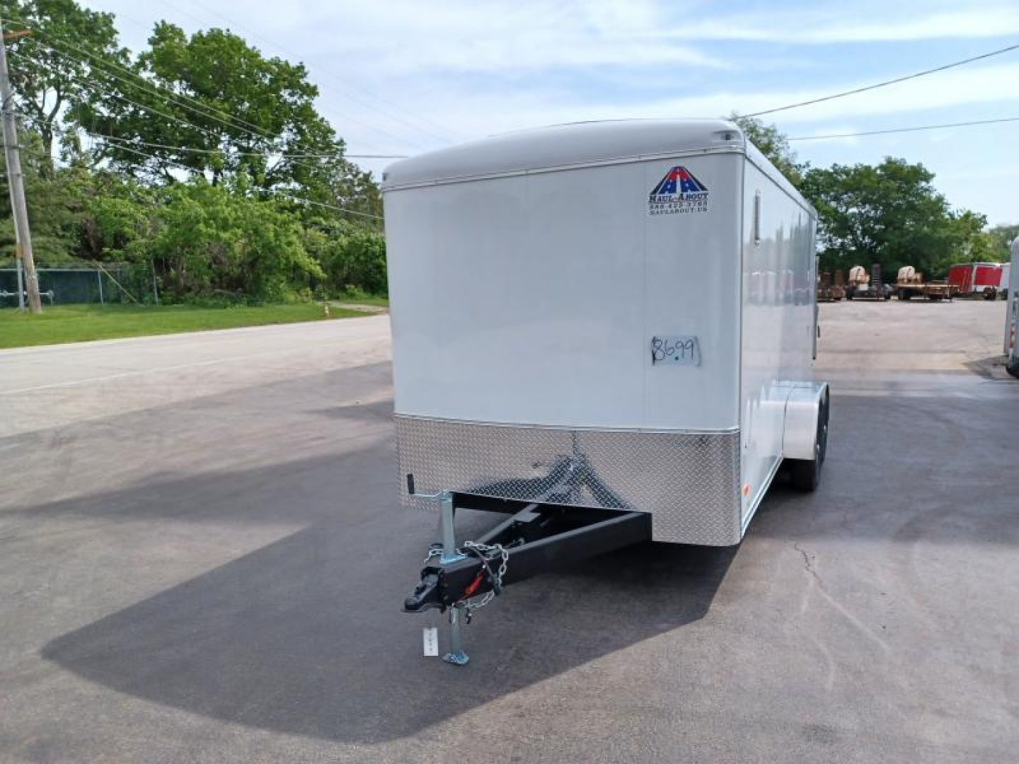 New 7'X16' ENCLOSED CARGO TRAILER WITH LANDSCAPE / CONTRACTOR PACKAGE