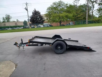 New 79 X12' 7K TILT TRAILER WITH STEEL FLOOR