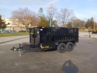 New 7X12 HIGH SIDE DUMP TRAILER