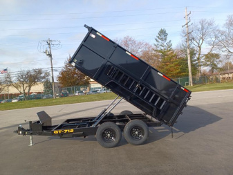 New 7X12 HIGH SIDE DUMP TRAILER