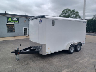 New 7'X14'  ENCLOSED CARGO TRAILER WITH LANDSCAPE / CONTRACTOR PACKAGE