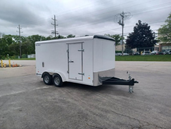 New 7'X14'  ENCLOSED CARGO TRAILER WITH LANDSCAPE / CONTRACTOR PACKAGE