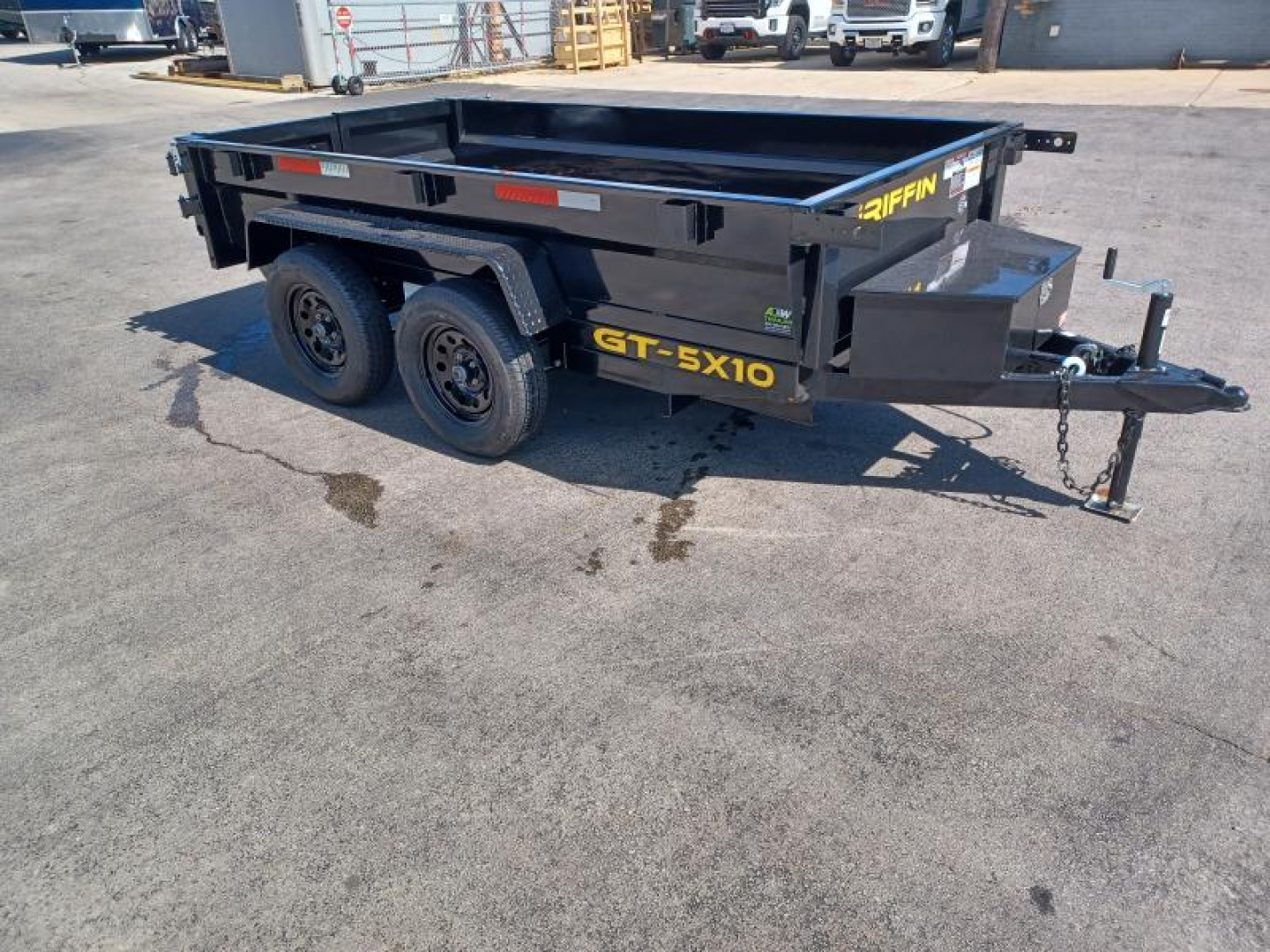 New 5X10 DUMP TRAILER WITH TARP KIT