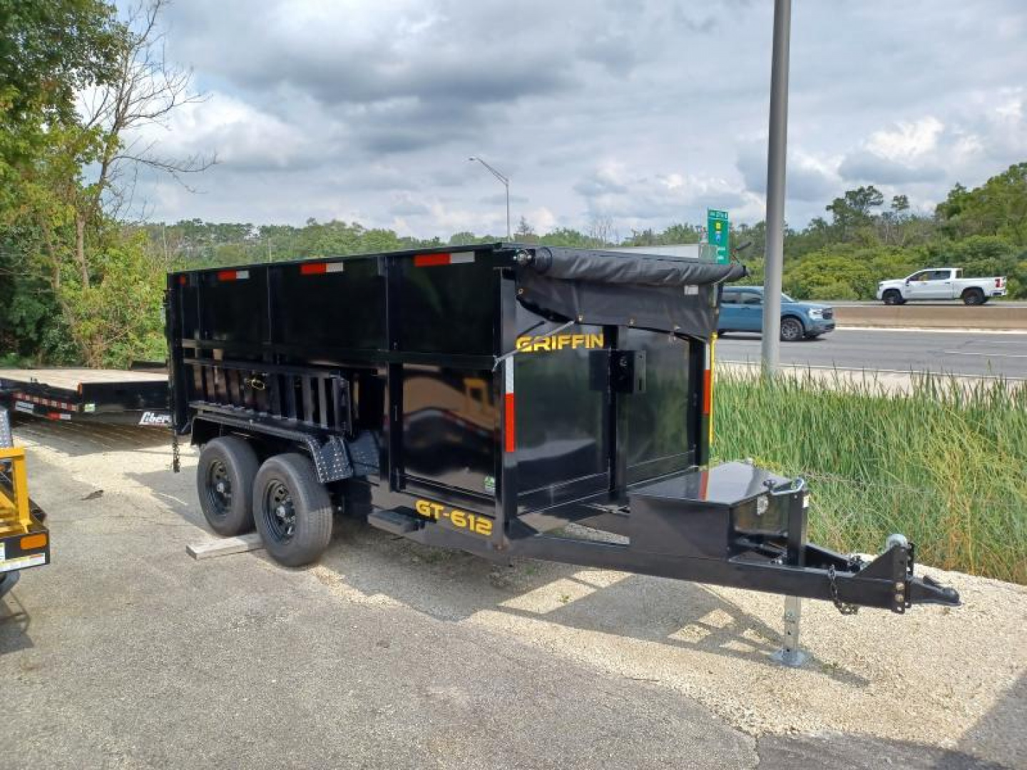 New 6'X12' HIGH SIDE DUMP TRAILER WITH TARP KIT