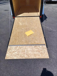 New 5X8 ENCLOSED CARGO TRAILER WITH EXTRA HEIGHT