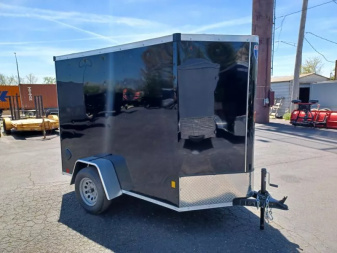 New 5X8 ENCLOSED CARGO TRAILER WITH EXTRA HEIGHT