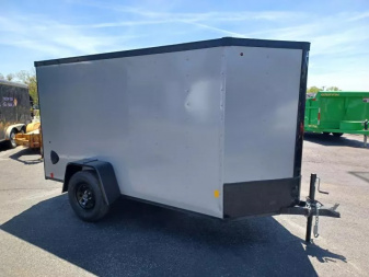 New 5X10 ENCLOSED CARGO TRAILER WITH BLACKOUT PACKAGE