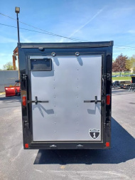 New 5X10 ENCLOSED CARGO TRAILER WITH BLACKOUT PACKAGE