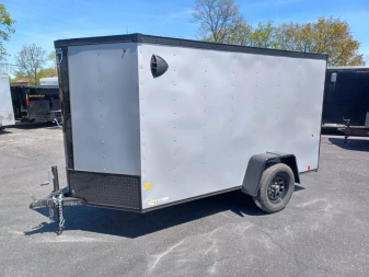 New 5X10 ENCLOSED CARGO TRAILER WITH BLACKOUT PACKAGE
