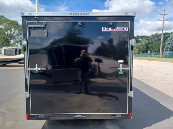 New 7X12 ENCLOSED CARGO / MOTORCYCLE TRAILER 5K AXLE